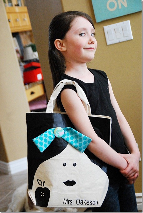Teacher Appreciation Gift Idea -- Make Personalized Tote Bags!!